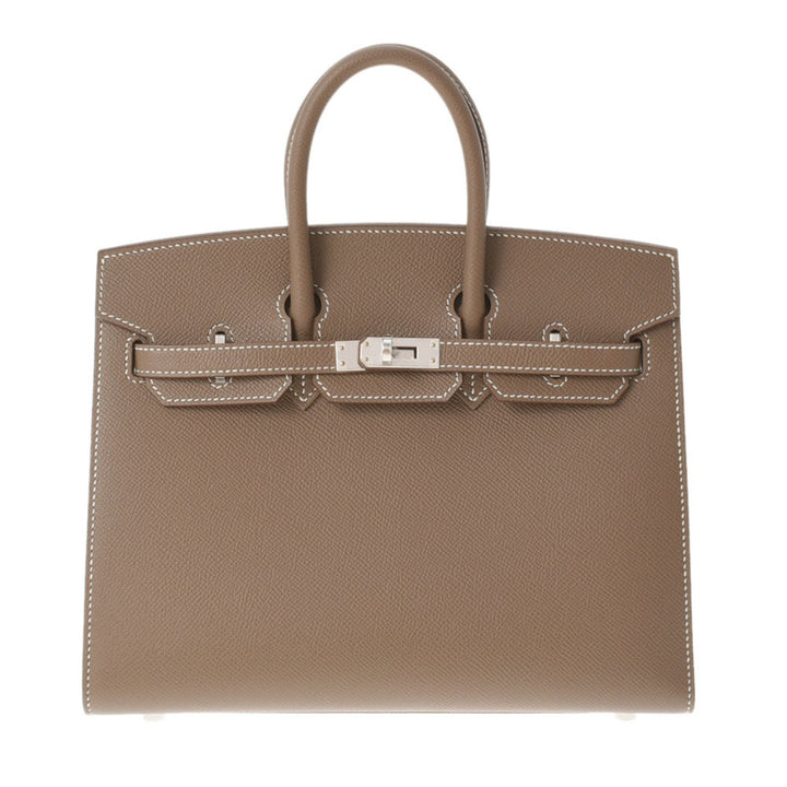Hermes Birkin 25 Serie Etoupe U Engraved (around 2022) Women's Vaux Epson Handbag