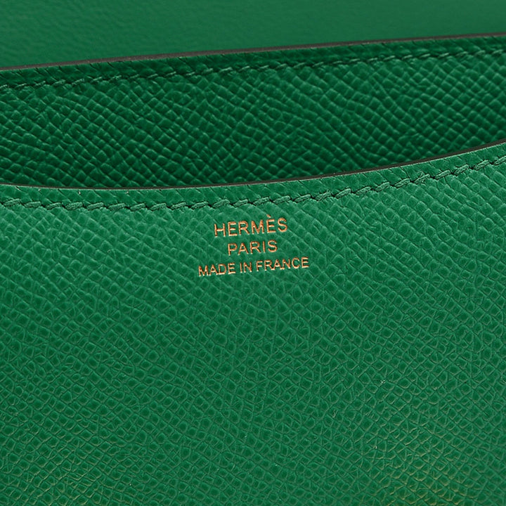 Top quality Hermes Constance Mini 18 Epson Veil Jade U Engraved Shoulder Bag