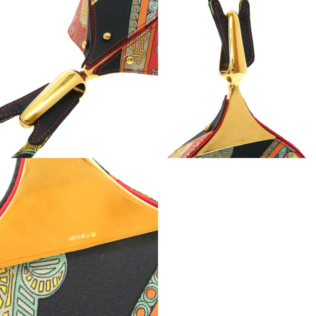 Top quality Hermes Art des Steppes Satin Red Shoulder Bag 0238 Top quality Hermes