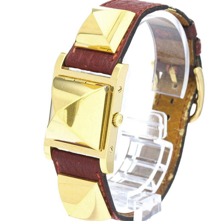 Top quality Hermes Medor Quartz Gold Plated Women's Dress Watch