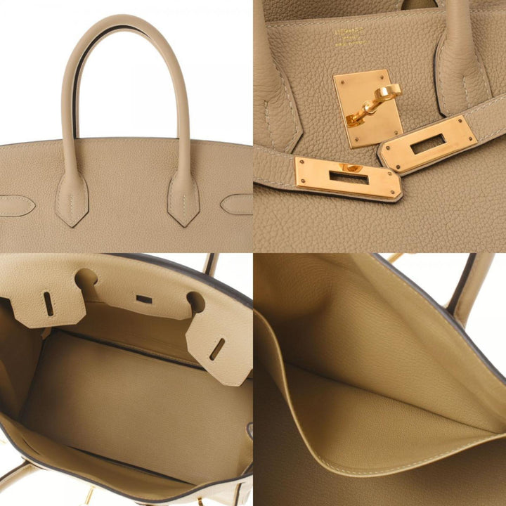 Top quality Hermes Birkin 30 Trench A Engraved (around 2017) Ladies Togo Handbag