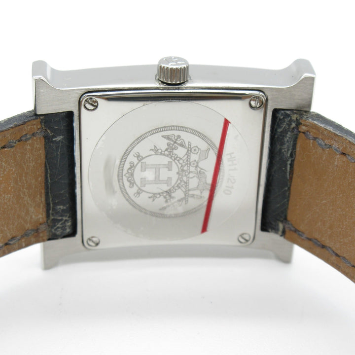 Top quality Hermes H watch Wrist Watch watch Wrist Watch HH1.210 Quartz Silver Stainless Steel Leather belt