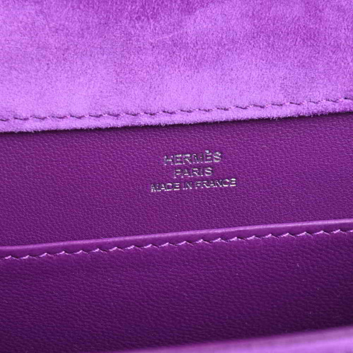 Top quality Hermes Dobris Constance 3 Mini Shoulder Bag Purple