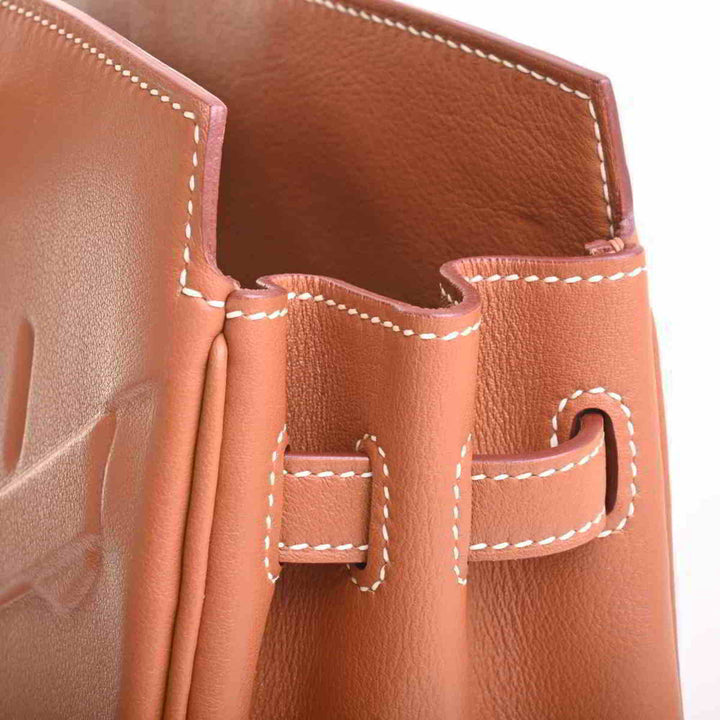 Top quality Hermes Vaux Swift Shadow Birkin 25 Handbag Brown