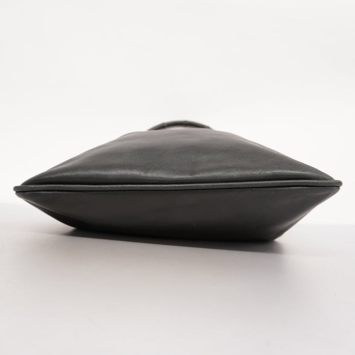 GUCCI  Bamboo Shoulder Bag 001 4006 Women's Leather Shoulder Bag Black