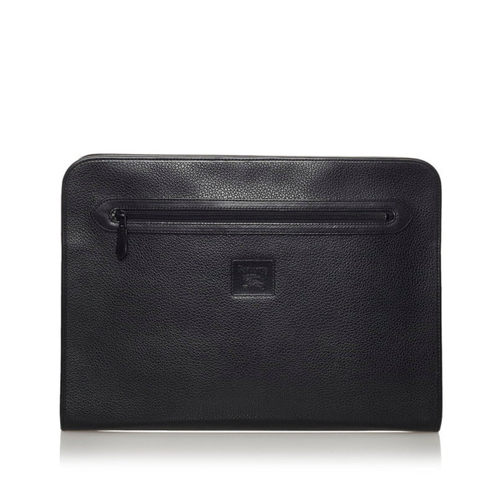Burberry Nova check second bag black leather men BURBERRY