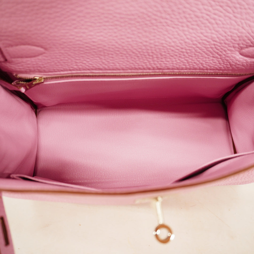 Top quality Hermes Kelly 2way Bag Kelly 28 U Stamp Mauve Silvestre Women's Taurillon