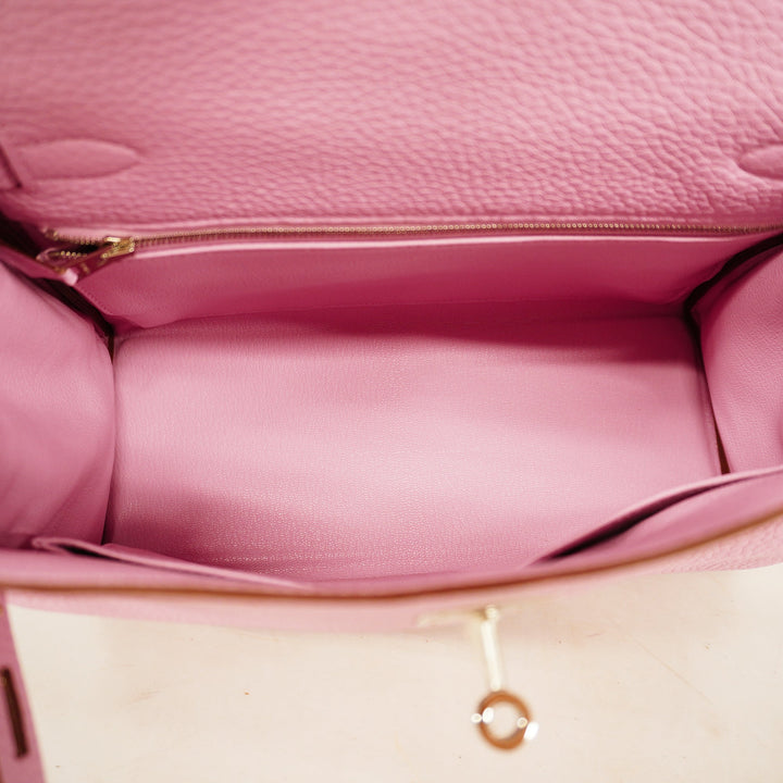 Top quality Hermes Kelly 2way Bag Kelly 28 U Stamp Mauve Silvestre Women's Taurillon