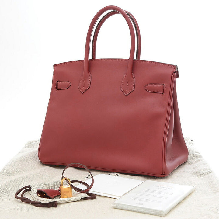 Top quality Hermes Birkin 30 Jonathan Rouge Vi handbag