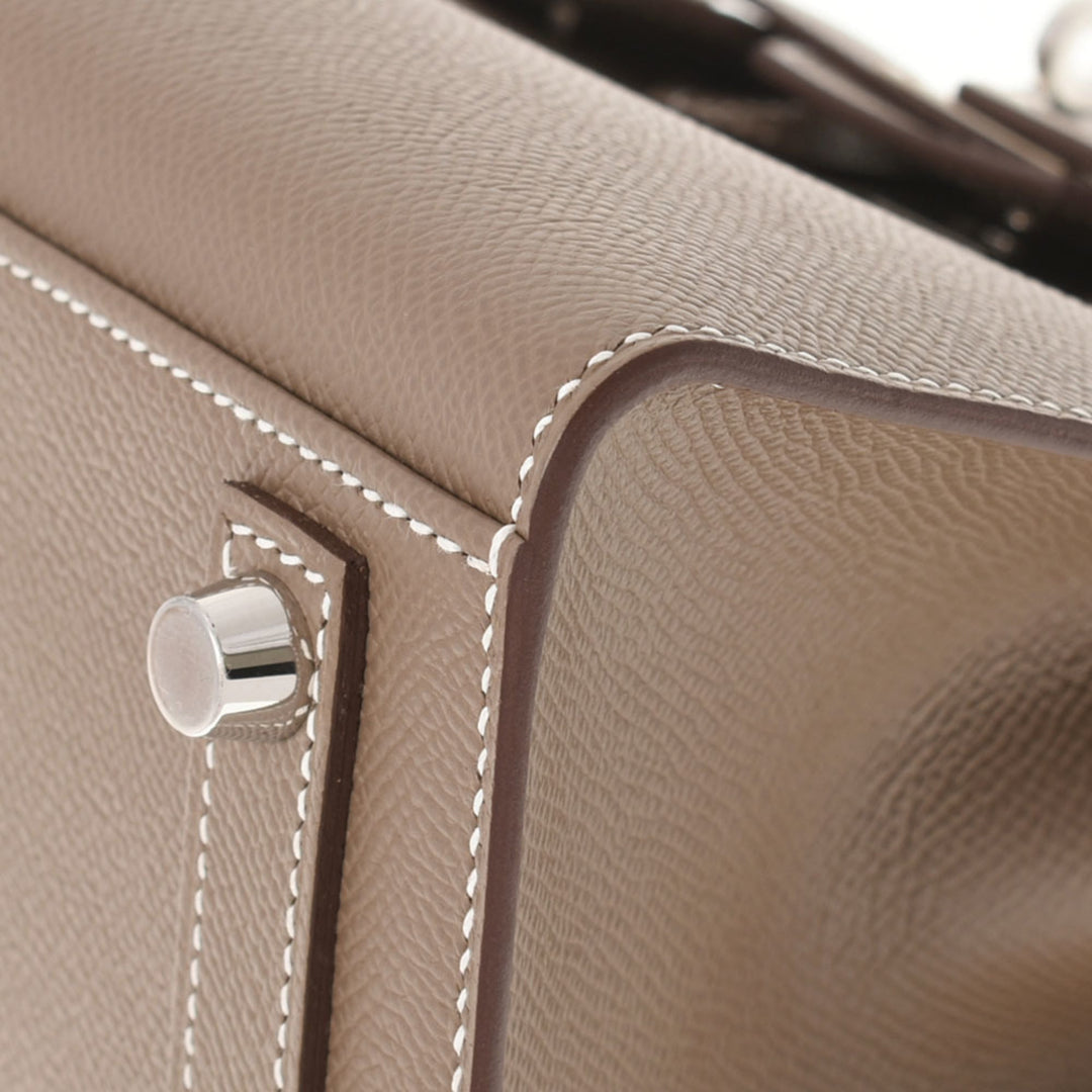 Hermes Birkin 25 Serie Etoupe U Engraved (around 2022) Women's Vaux Epson Handbag
