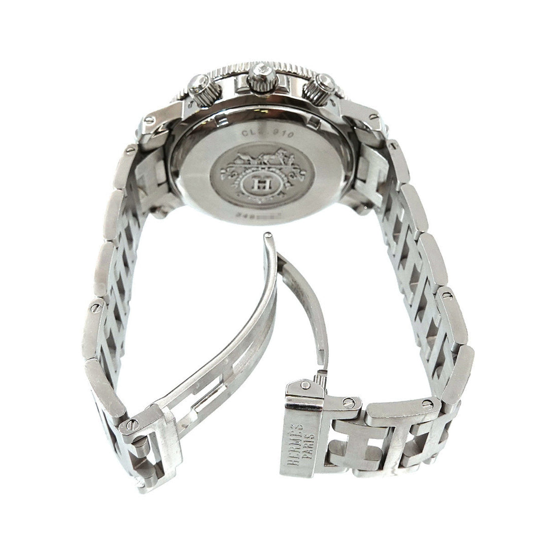 Top quality Hermes Clipper Diver Chronograph CL2 910 Vintage Men's Watch Date Black Dial Quartz diver