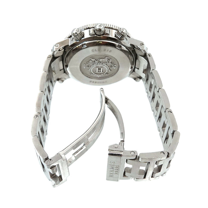 Top quality Hermes Clipper Diver Chronograph CL2 910 Vintage Men's Watch Date Black Dial Quartz diver