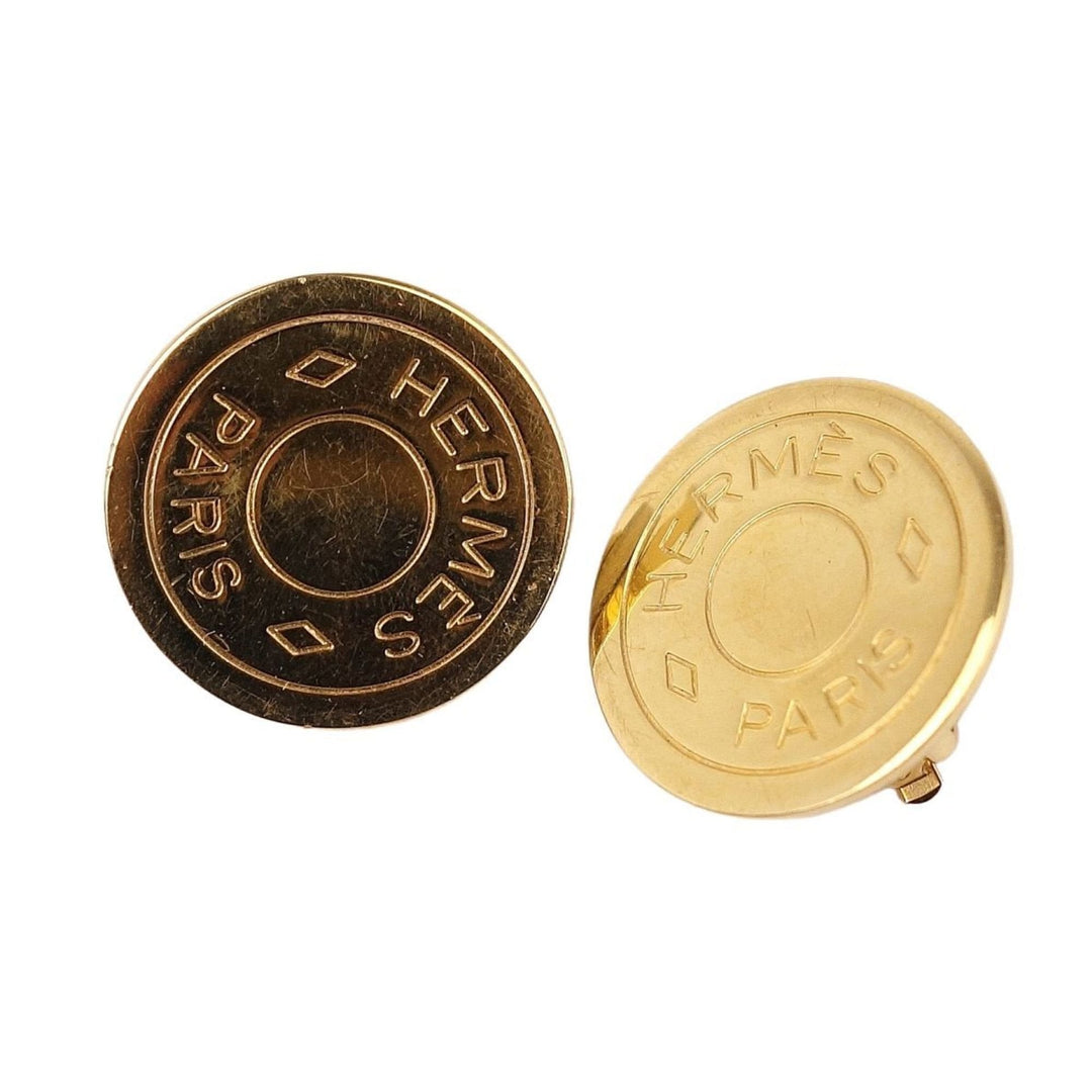 Hermes Earrings Serie Women's Gold