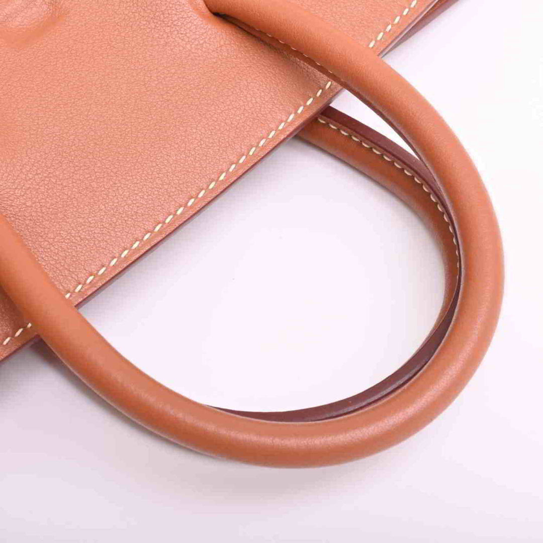 Top quality Hermes Vaux Swift Shadow Birkin 25 Handbag Brown
