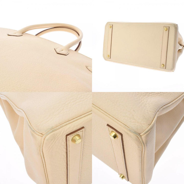 Top quality Hermes Birkin 40 Beige ??? E engraved (around 2001) Unisex Taurillon Clemence handbag