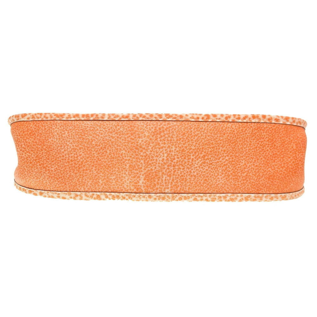 Top quality Hermes Evelyn PM Buffle Skipper Orange  F Engraved Shoulder Bag