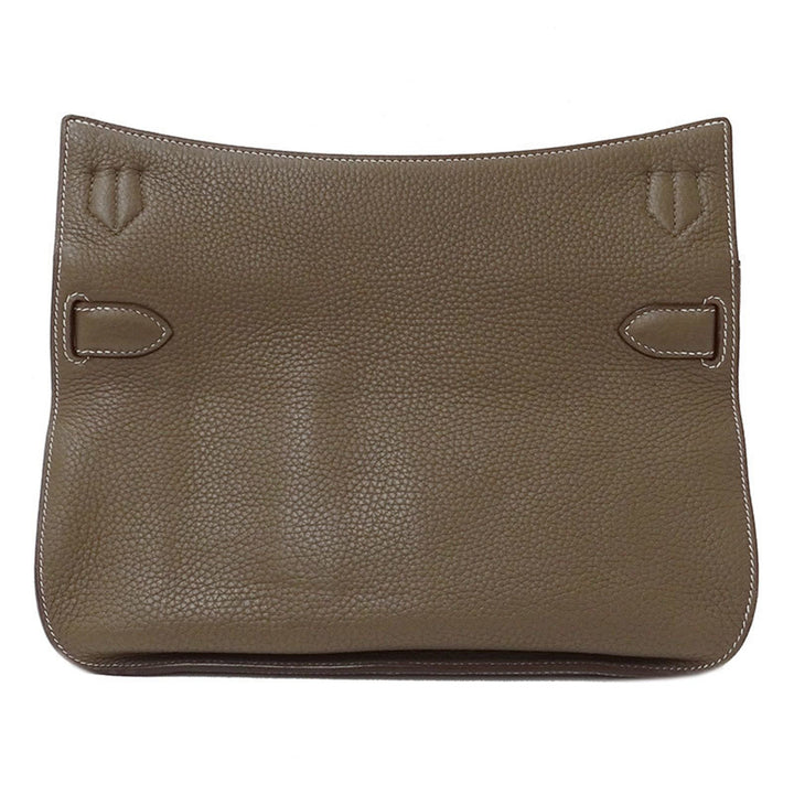 Top quality Hermes Bag Women's Shoulder Gypsier 34 Taurillon Clemence Etup Greige T Engraved