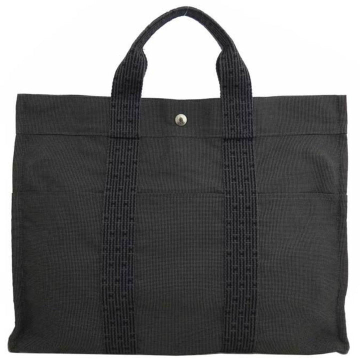 Top quality Hermes Handbag Aleline Dark Gray 69% Polyamide 31% Polyester Tote Bag Ladies Men