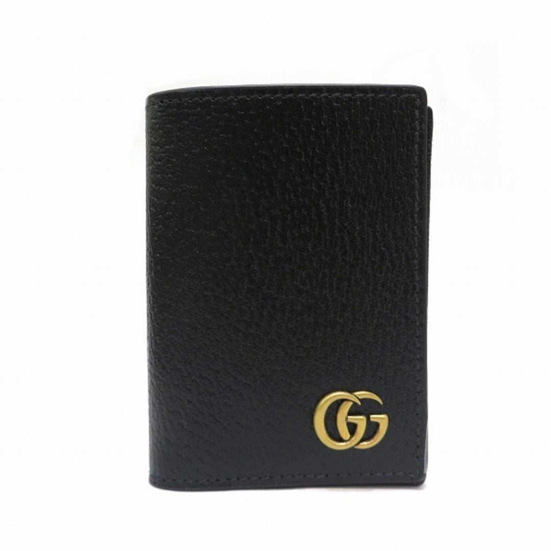 GUCCI GG Marmont 428737 Black Card Case Brand Accessory Unisex