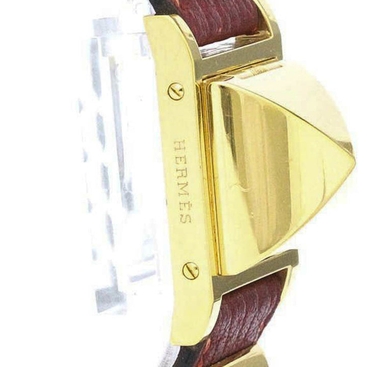 Top quality Hermes Medor Quartz Gold Plated Women's Dress Watch