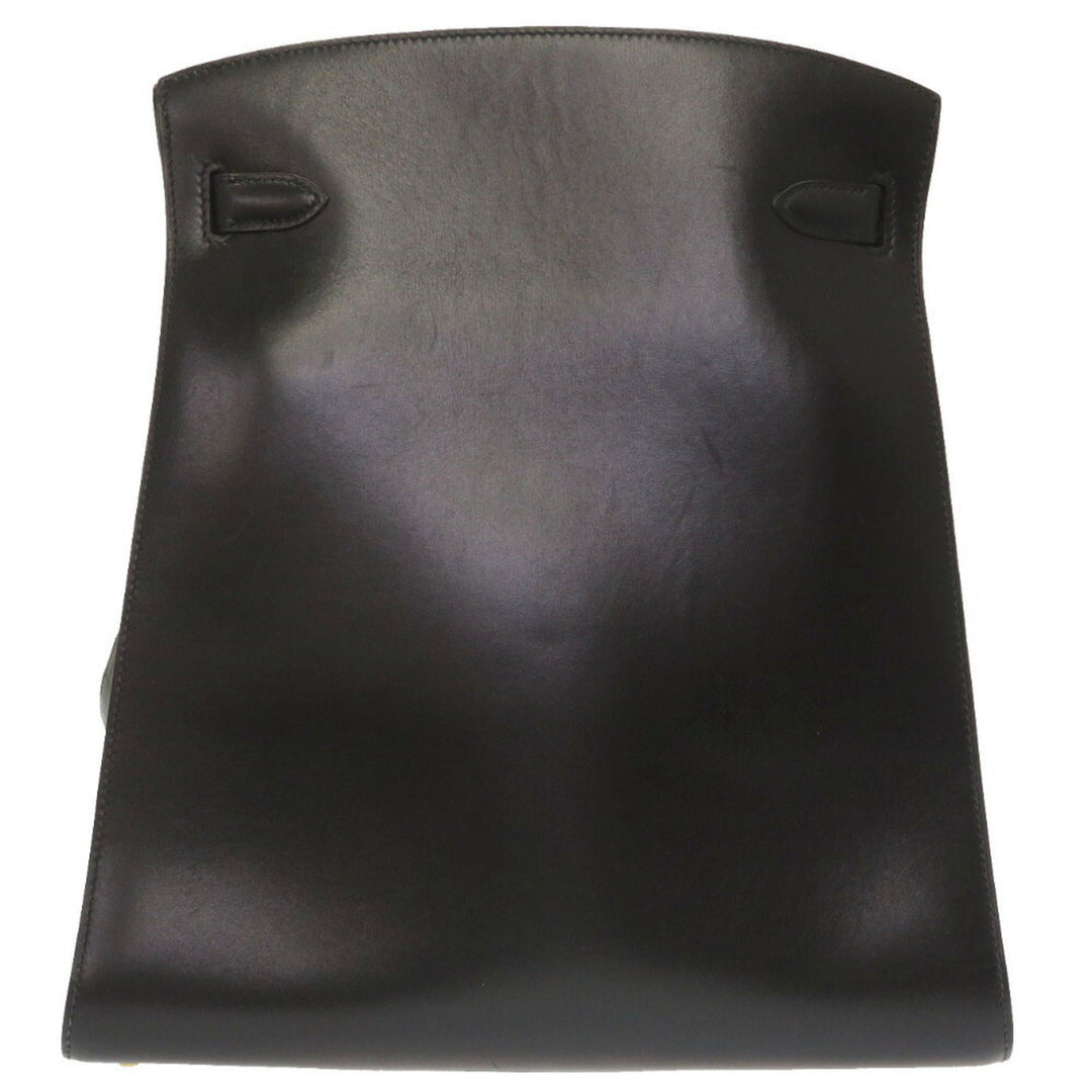 Top quality Hermes Kelly Sport Boxcalf Black A Stamped Shoulder Bag