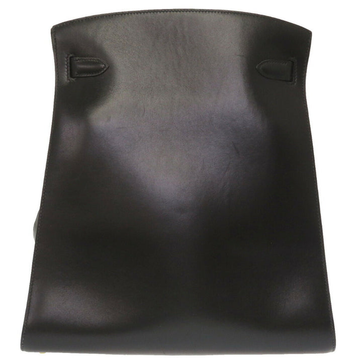 Top quality Hermes Kelly Sport Boxcalf Black A Stamped Shoulder Bag