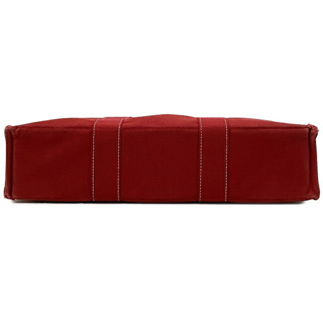 Top quality Hermes MM red white canvas Top quality Hermes ladies' men's