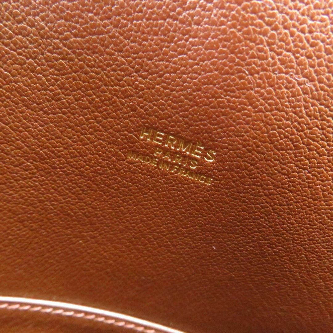 Top quality Hermes Tree Box Calf Tote Bag Brown  B Engraved 0074Top quality Hermes