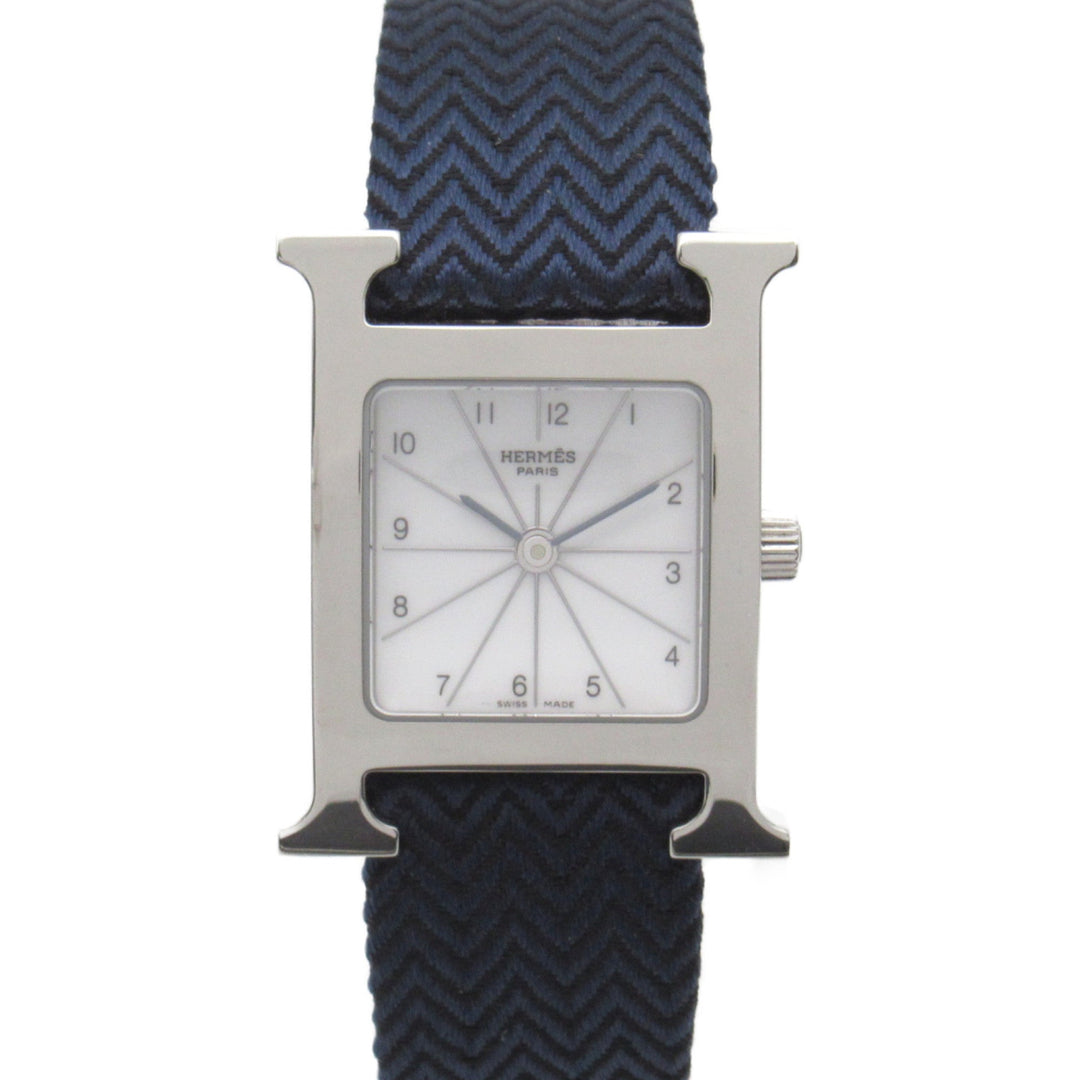 Hermes H watch Wrist Watch watch Wrist Watch HH1.210 Quartz White Stainless Steel Leather belt