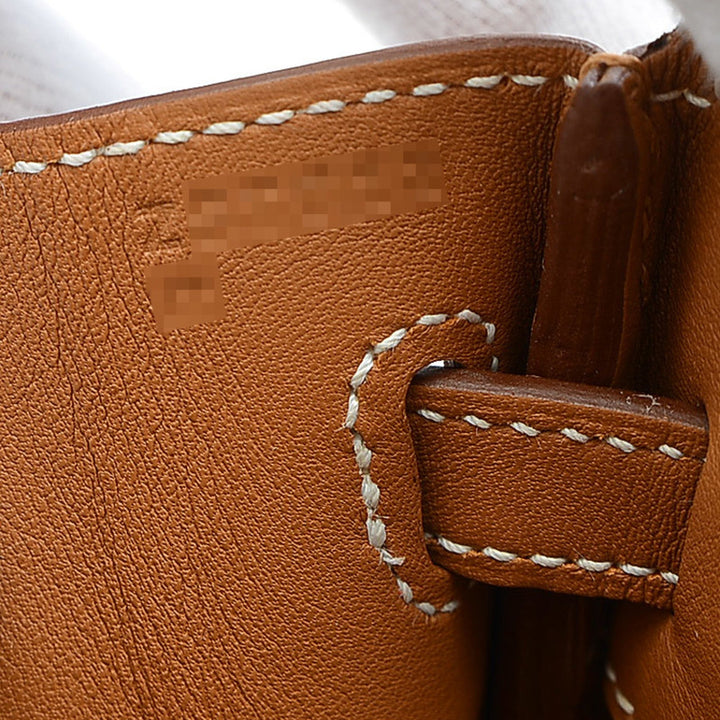 Top quality Hermes Birkin Shadow 25 Swift Gold Z stamp Handbag
