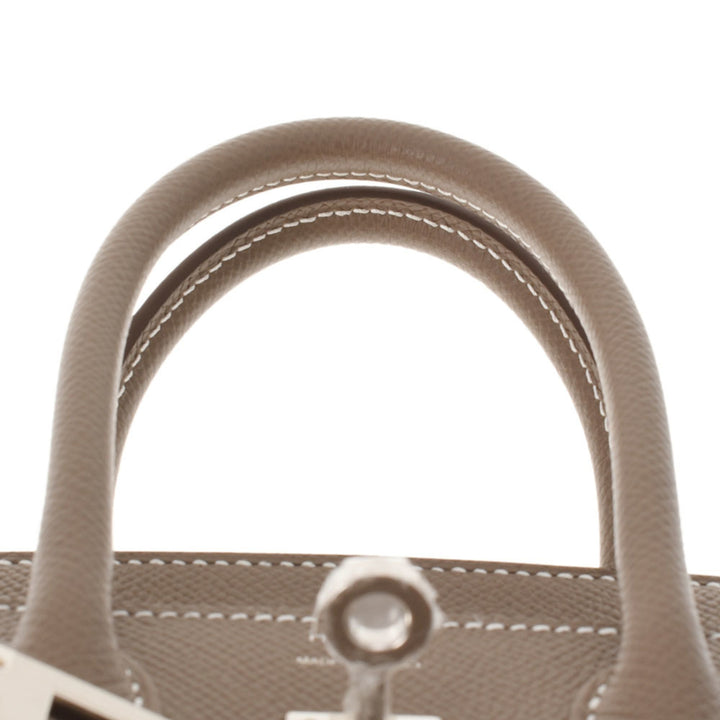 Hermes Birkin 25 Serie Etoupe U Engraved (around 2022) Women's Vaux Epson Handbag