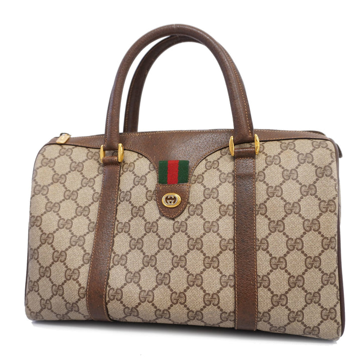 GUCCI  Sherry Line Handbag 39 02 007 Women's GG Supreme Handbag Beige