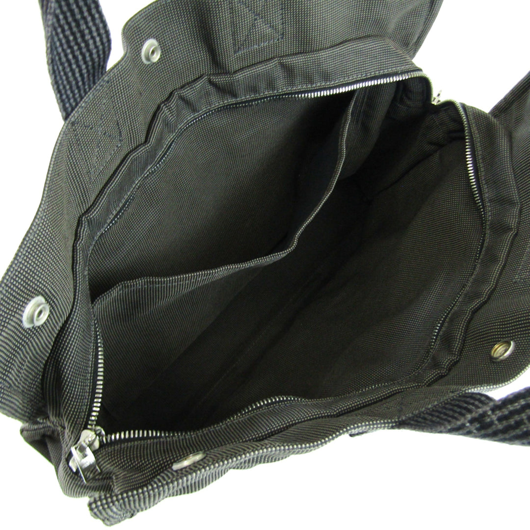 Top quality Hermes Her Line MM Unisex Polyamide,Polyester Handbag Black,Gray