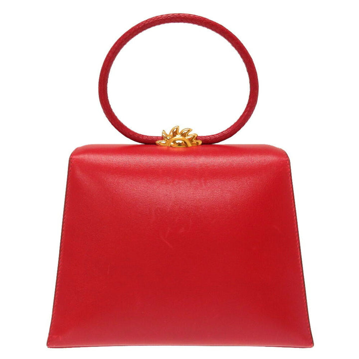 Top quality Hermes Sun Box Calf Rouge Viff Gold Hardware Vintage Handbag Bag Red