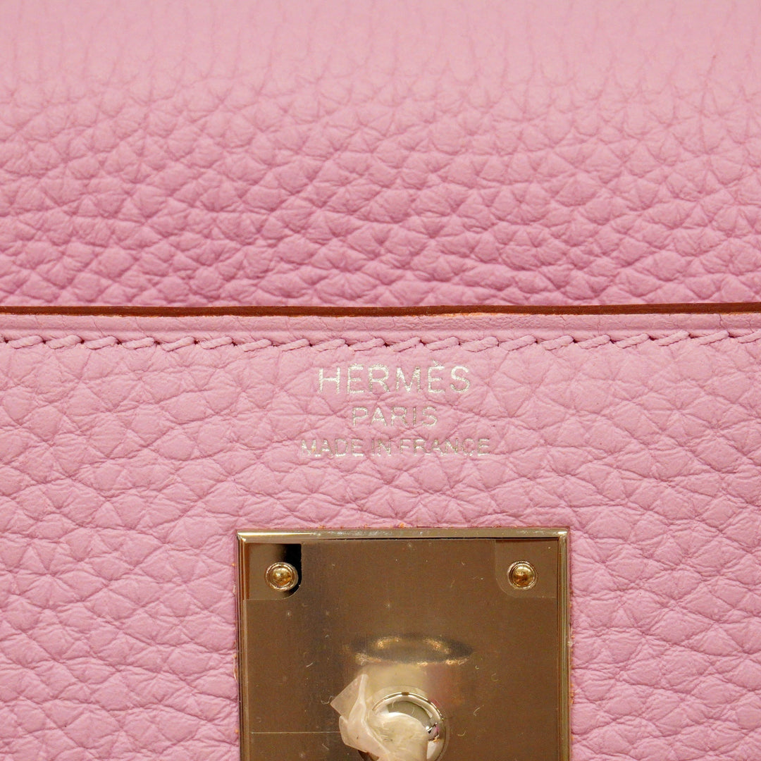 Top quality Hermes Kelly 2way Bag Kelly 28 U Stamp Mauve Silvestre Women's Taurillon