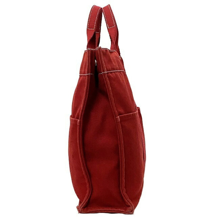 Top quality Hermes MM red white canvas Top quality Hermes ladies' men's