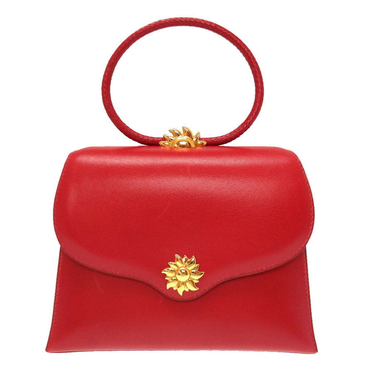 Top quality Hermes Sun Box Calf Rouge Viff Gold Hardware Vintage Handbag Bag Red