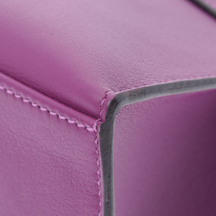 Top quality Hermes Pochette Kelly Anemone Y Engraved (around 2020) Ladies Swift Handbag