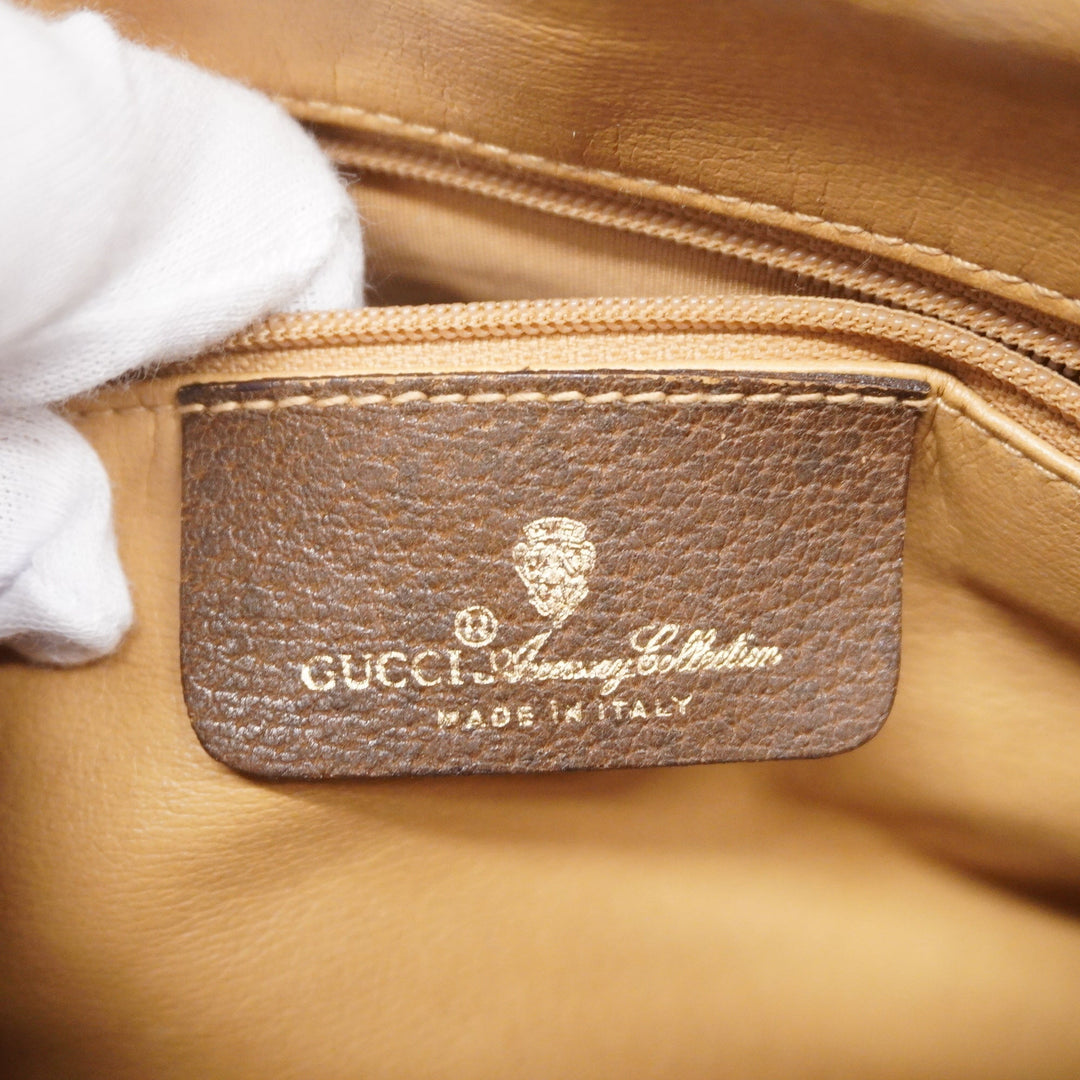GUCCI  Sherry Line Handbag 39 02 007 Women's GG Supreme Handbag Beige