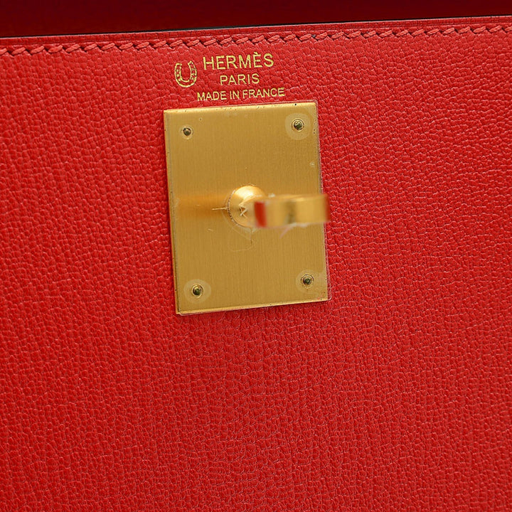 Top quality Hermes Kelly 28 Epsom Leather Handbag Shoulder Bag Black