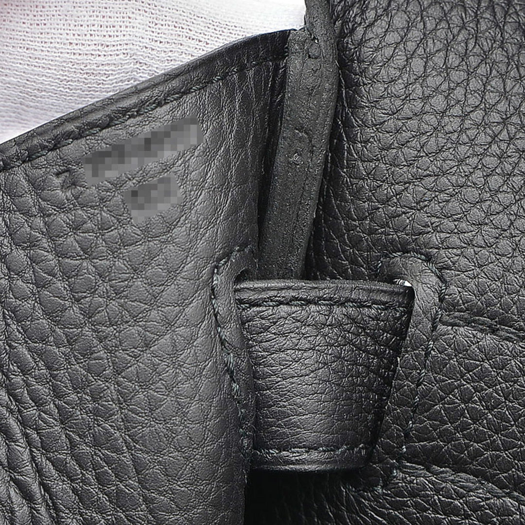 Premium Handmade Hermes Haut a courroies 40 Western Togo Black Z stamp Handbag