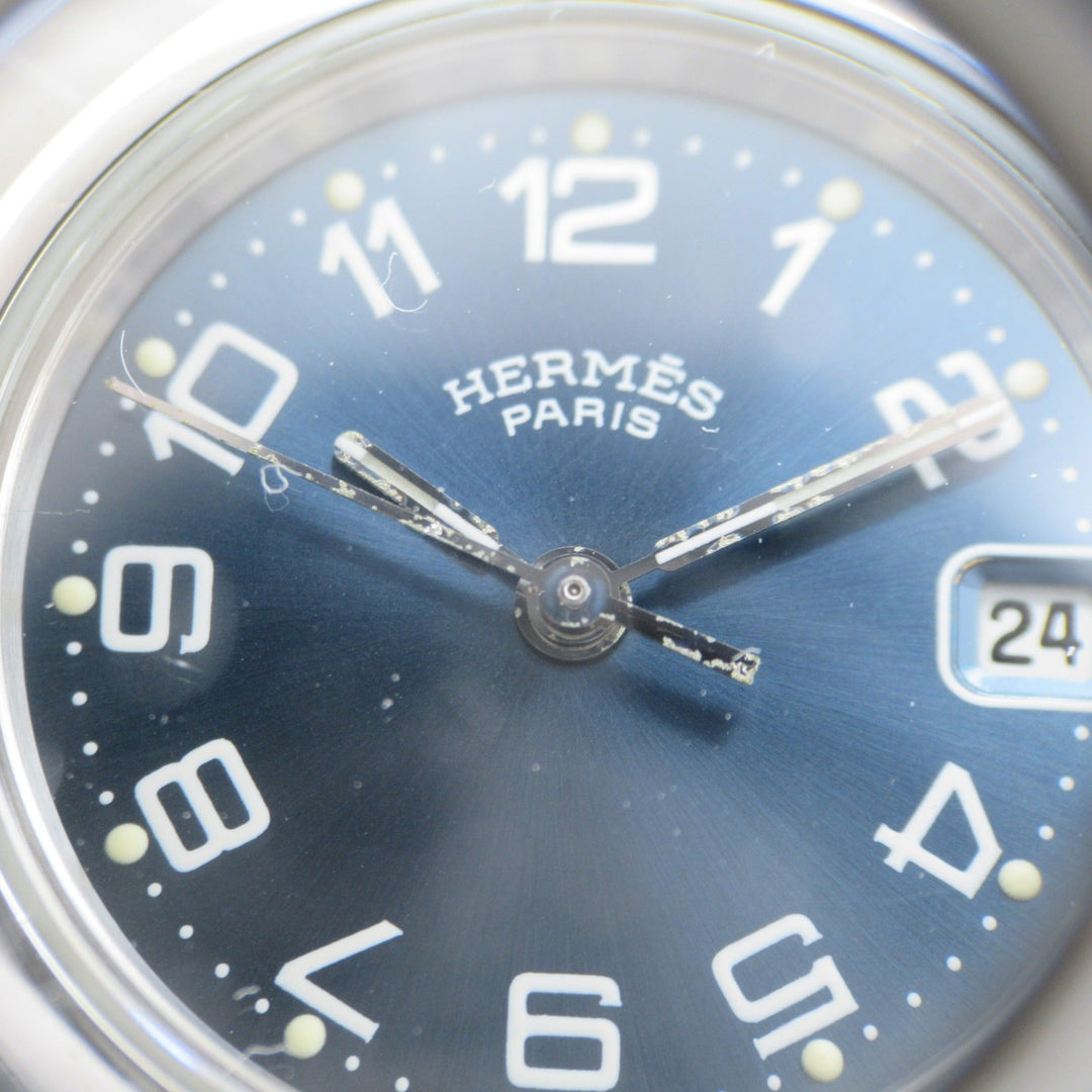 Top quality Hermes Clipper Wrist Watch Watch Wrist Watch CL4.210 Quartz Blue Stainless Steel