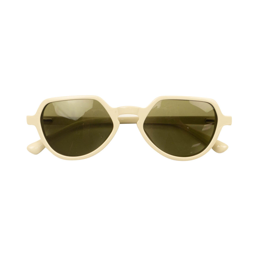 DRIES VAN NOTEN X LINDA FARROW VINATGE Ivory Sunglasses