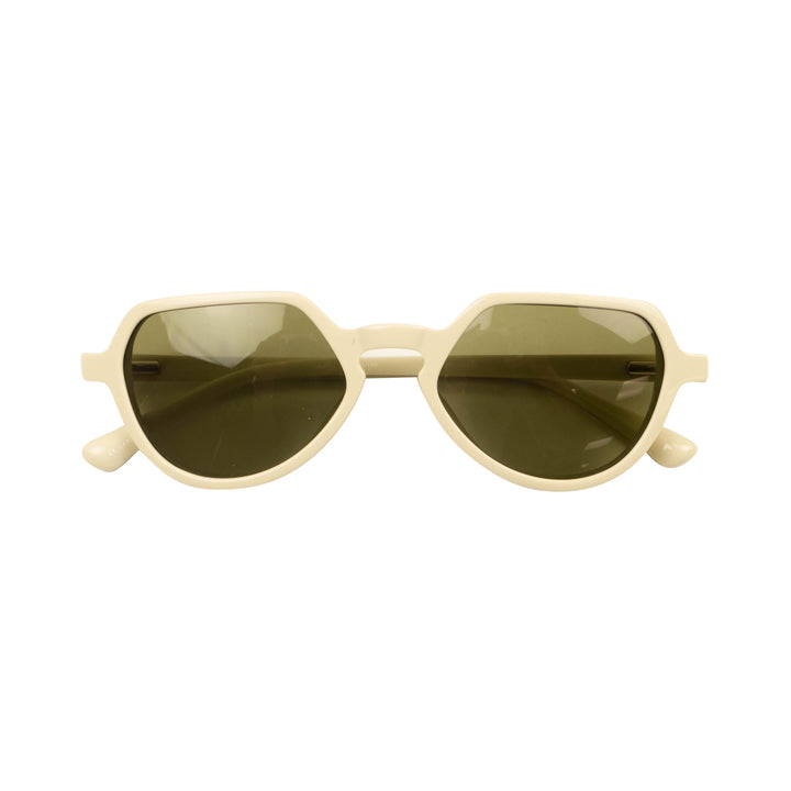 DRIES VAN NOTEN X LINDA FARROW VINATGE Ivory Sunglasses