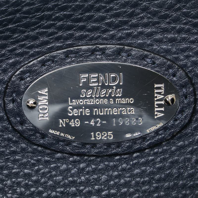 Fendi Selleria Peekaboo Leather Shoulder Bag