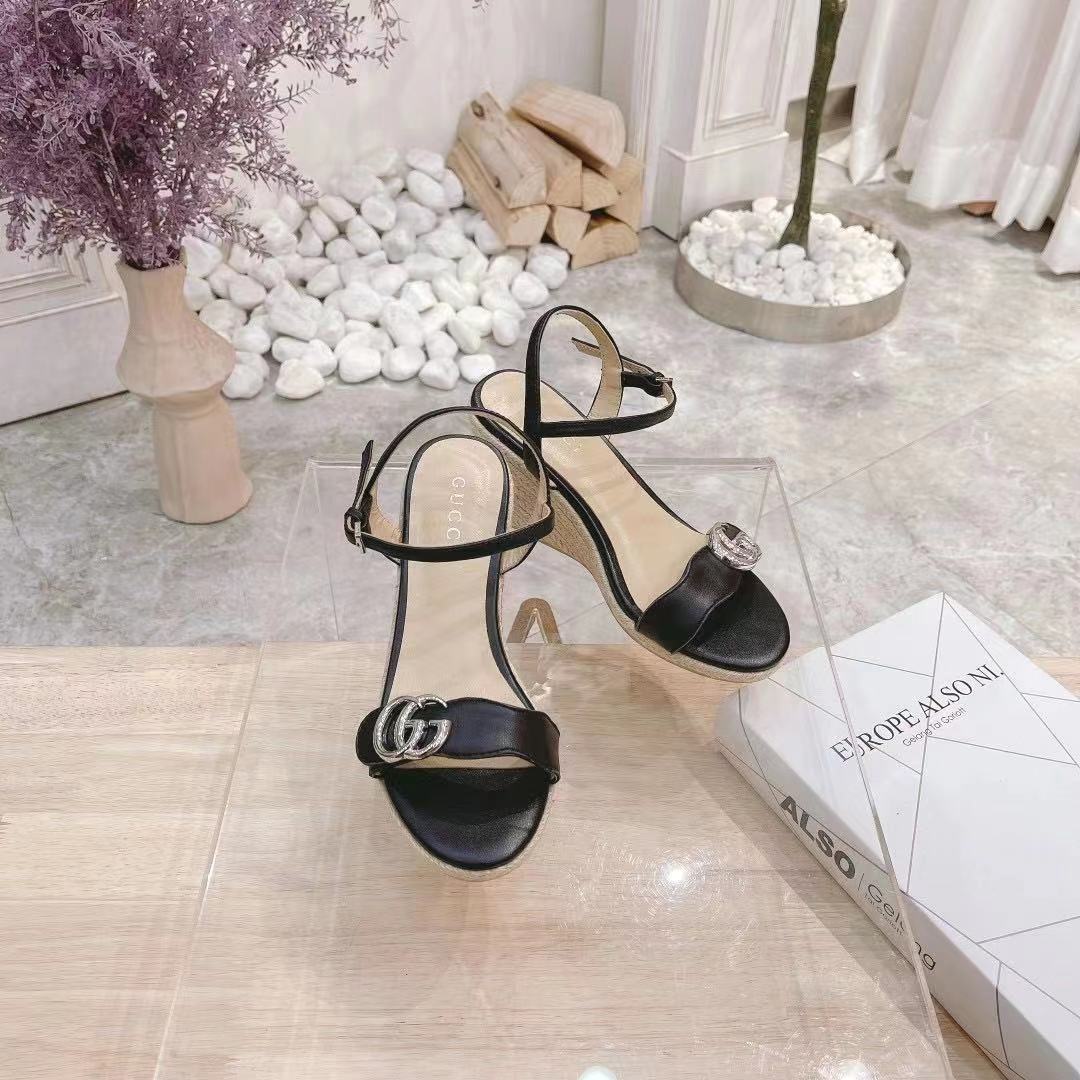 SE496  Size 5-10   Heels:8cm Material: Sheep skin Sole: Rubber leather