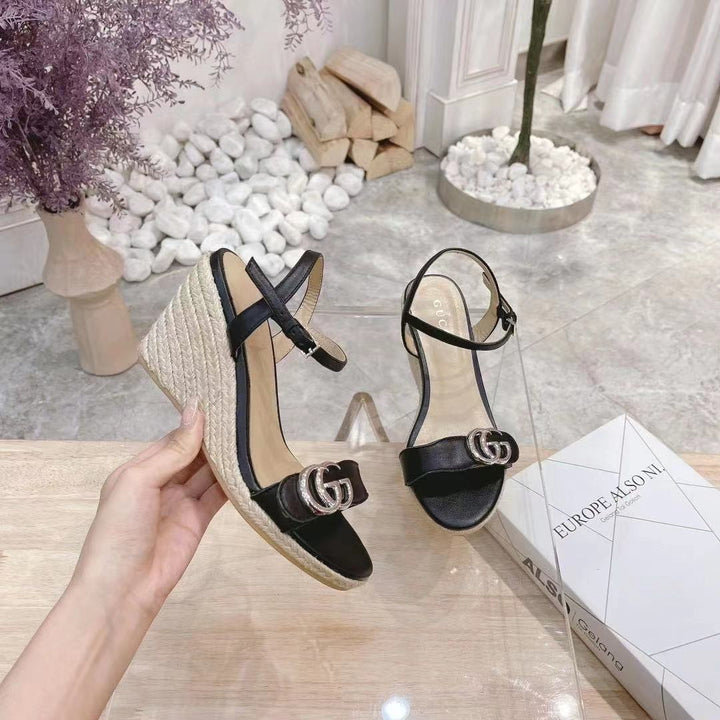 SE496  Size 5-10   Heels:8cm Material: Sheep skin Sole: Rubber leather
