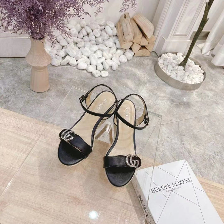 SE496  Size 5-10   Heels:8cm Material: Sheep skin Sole: Rubber leather