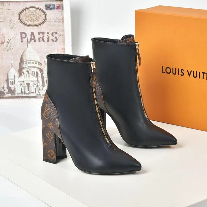 SE539 Size5-11  Heels:9.5cm Material: Cowhide  Lining: Sheep skin Sole: Rubber leather