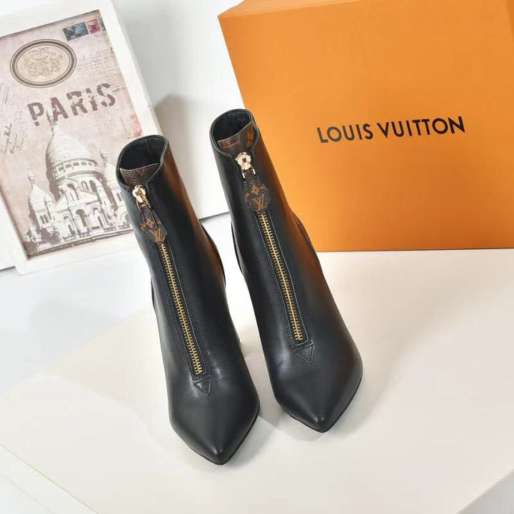 SE539 Size5-11  Heels:9.5cm Material: Cowhide  Lining: Sheep skin Sole: Rubber leather